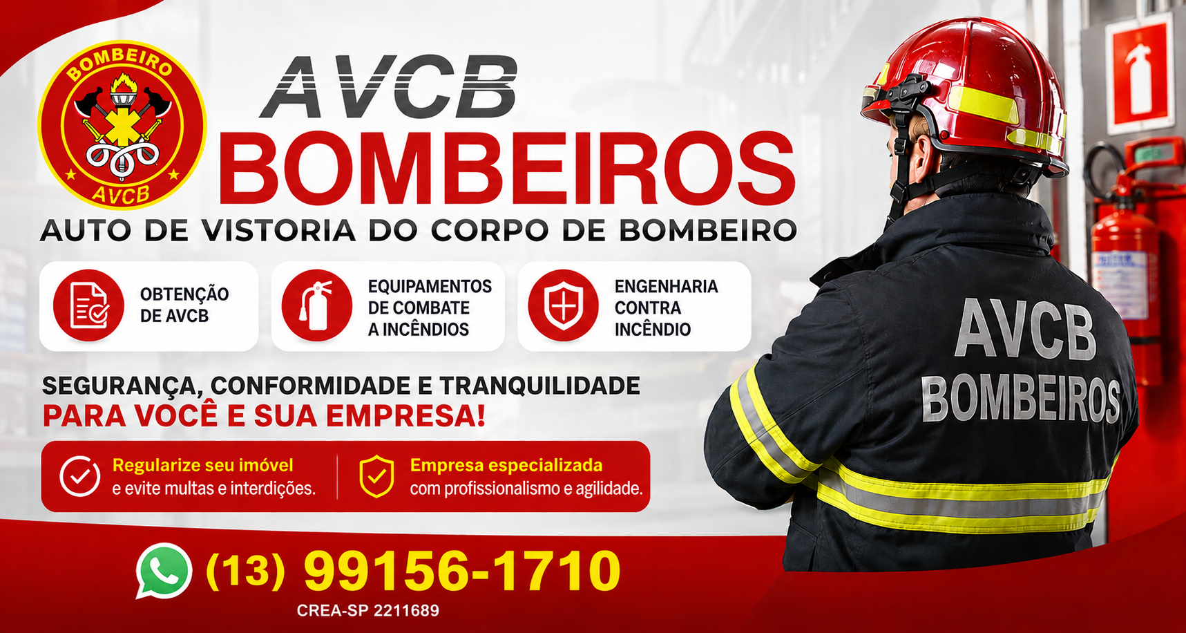 AVCB BOMBEIROS - Segurança Contra Incêndios em Peruíbe, Baixada Santista e Estado de São Paulo